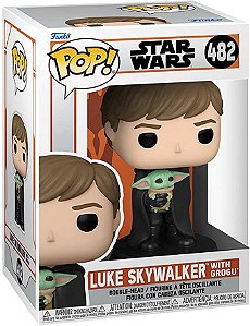 Funko Pop Luke Skywalker With Grogu 482
