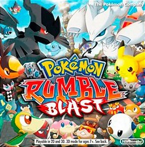 Pokémon: Rumble Blast 3DS(USADO) Sem capa