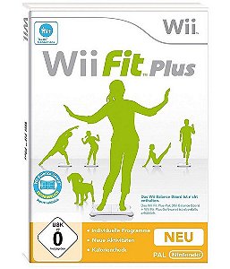 Wii Fit Plus Balance Board com 2 Jogos - Nintendo Wii Usado
