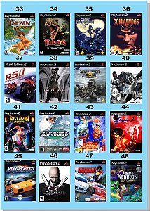 Catálogo Jogos Playstation 2 (Ps2) - 33 à 48