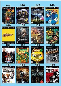 Catálogo Jogos Playstation 2 (Ps2) - 769 à 784 - Fenix GZ - 16 anos no  mercado!