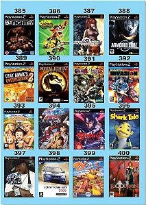Catálogo Jogos Playstation 2 (Ps2) - 385 à 400