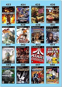 Catálogo Jogos Playstation 2 (Ps2) - 609 à 624 - Fenix GZ - 16 anos no  mercado!