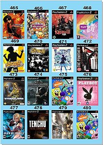 Catálogo Jogos Playstation 2 (Ps2) - 193 à 208 - Fenix GZ - 16 anos no  mercado!