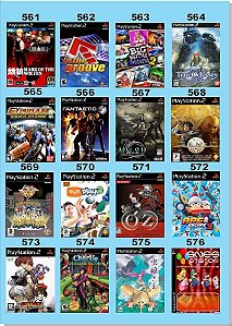 Catálogo Jogos Playstation 2 (Ps2) - 609 à 624 - Fenix GZ - 16 anos no  mercado!