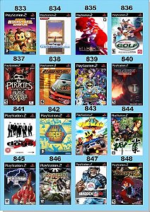 Catálogo Jogos Playstation 2 (Ps2) - 753 à 768 - Fenix GZ - 16 anos no  mercado!