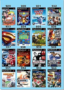 Catálogo Jogos Playstation 2 (Ps2) - 721 à 736 - Fenix GZ - 16 anos no  mercado!