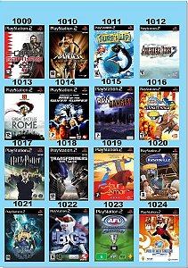 Catálogo Jogos Playstation 2 (Ps2) - 673 à 678 - Fenix GZ - 16 anos no  mercado!