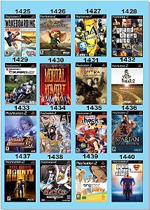 Catálogo Jogos Playstation 2 (Ps2) - 721 à 736 - Fenix GZ - 16 anos no  mercado!