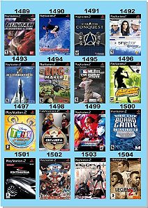 Catálogo Jogos Playstation 2 (Ps2) - 1489 à 1504