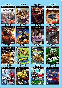 Catálogo Jogos Playstation 2 (Ps2) - 673 à 678 - Fenix GZ - 16 anos no  mercado!