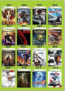 Catálogo Jogos Xbox 360 - 1153 à 1216 - Fenix GZ - 16 anos no mercado!