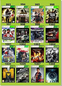 Catálogo Jogos Xbox 360 - 337 à 496 - Fenix GZ - 16 anos no mercado!