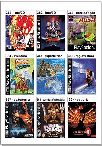 Catálogo Jogos Playstaion 1 - 271 à 360 - Fenix GZ - 16 anos no