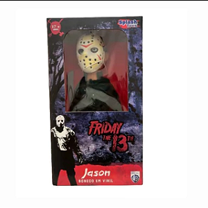 Boneco Jason Friday The 13 Em Vinil Licenciado Warner Bros 38 cm