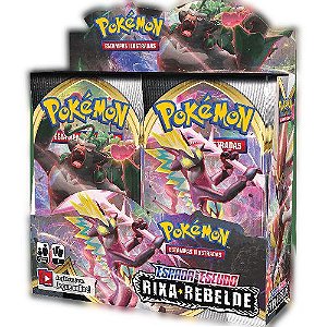 Booster Pokémon Espada e Escudo Rixa Rebelde Unidade