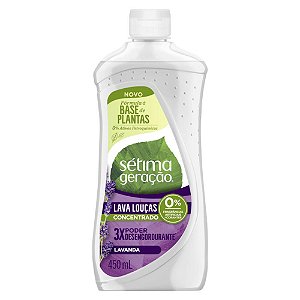 SETIMA GERACAO DETERGENTE LOUCA LAVANDA 450ML