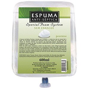 ÁLCOOL ESPUMA ANTI-SEPTICA  PREMISSE - 600 ML