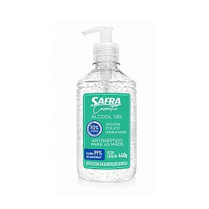 Gel Antisséptico para Mãos Cosmetic 440g Safra
