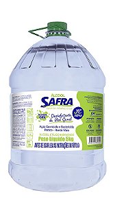 ALCOOL GEL 70° SAFRA BACTERICIDA 5KG GALAO