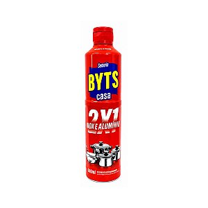 Limpa Inox e Aluminio Desengordurante 2X1 Byts Semorin 500ml