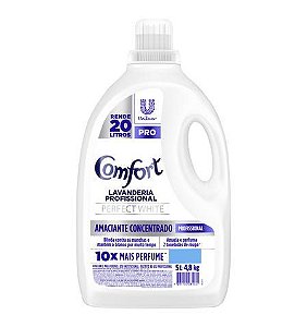 AMACIANTE CONCENTRADO LAVANDERIA PROFISSIONAL COMFORT PERFECT WHITE 5L