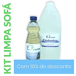 KIT LIMPA SOFA (FLOTADOR 2L + LIMPA CARPETE 500ML)