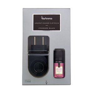 Aromatizador Standard Black com Essência Lavanda Francesa 10ml - Via Aroma