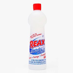 REAX ALCOOL EM GEL SQUEEZE 500G