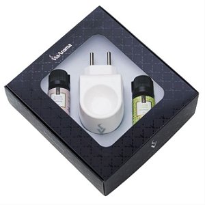 Kit Presente Aromatizador Standard - Capim Limão e Jasmim Branco - Via Aroma