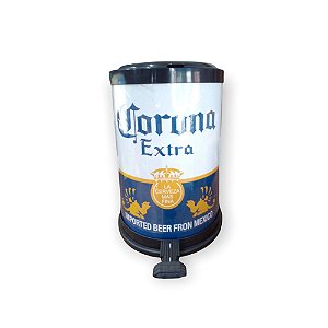 LIXEIRA METAL COM PEDAL 12L CERVEJAS - NOVA ALIANÇA Corona