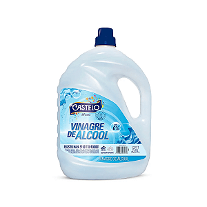 VINAGRE CASTELO ALCOOL 6% 5L