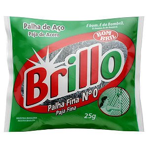 PALHA DE ACO BRILLO 25G N.0