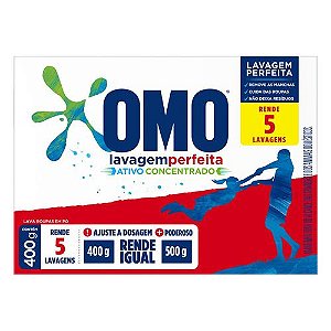 OMO SABAO EM PO LAVAGEM PERFEITA 400G