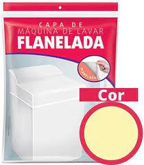 CAPA PARA MAQUINA DE LAVAR FLANELADA LISA  M  62X65X91 CM PLASTLEO