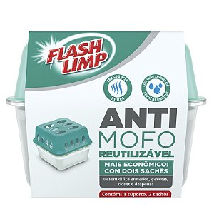 ANTI MOFO REUTILIZAVEL COM 2 SACHES FLASHLIMP