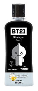 SHAMPOO BT21 BY ZOOPERS 3 EM 1  350ML