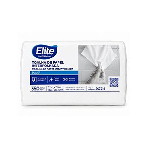 TOALHA INTERFOLHA PLUS FOLHA SIMPLES 350 FOLHAS ELITE
