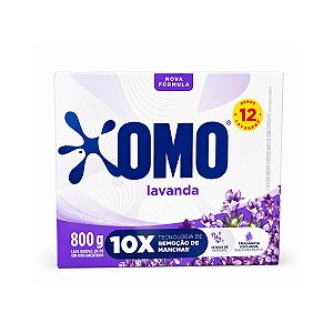 Sabão Em Pó OMO Lavanda 800g