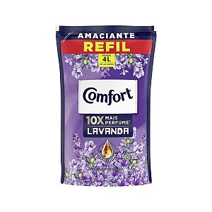 Refil Amaciante de Roupas Concentrado Lavanda 900ml Comfort