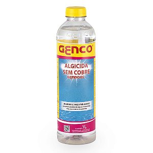 GENCO ALGICIDA SEM COBRE GENPOOL - 1L