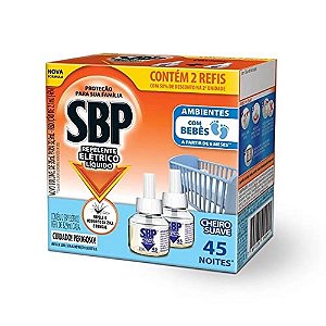 INSETICIDA SBP REFIL LIQUIDO 35ML 45N 2UN SUAVE