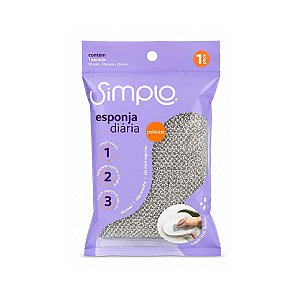 Esponja limpeza diaria Poliester Simplo