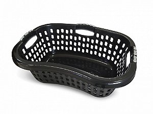 CESTO ANGULAR 32L PRETO ARQPLAST