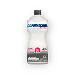 ALCOOL LIQUIDO 46 INPM COPERALCOOL COALA BACFREE CHA BRANCO