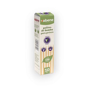 PALITO DE BAMBU PARA PETISCO COM 100UN - VABENE