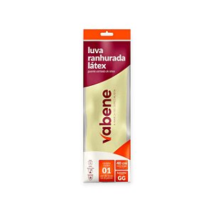 LUVA RANHURADA LATEX FLEX CANOLONGO GG - VABENE
