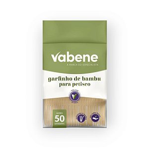 GARFINHO DE BAMBU PARA  PETISCO 50UN - VABENE