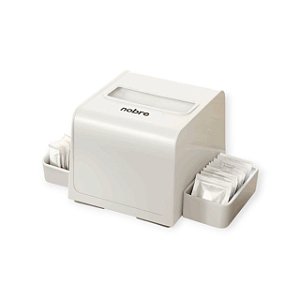 Dispenser p/guardanapo interf. (c/ porta sache) brco - Nobre