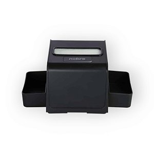 Dispenser p/guardanapo interf (c/ porta sache) preto - Nobre
